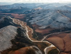An aerial view of the Peel Watershed © Peter Mather - 