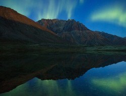 Northern Lights dancing above the Peel Watershed © Christoph Fischer - 